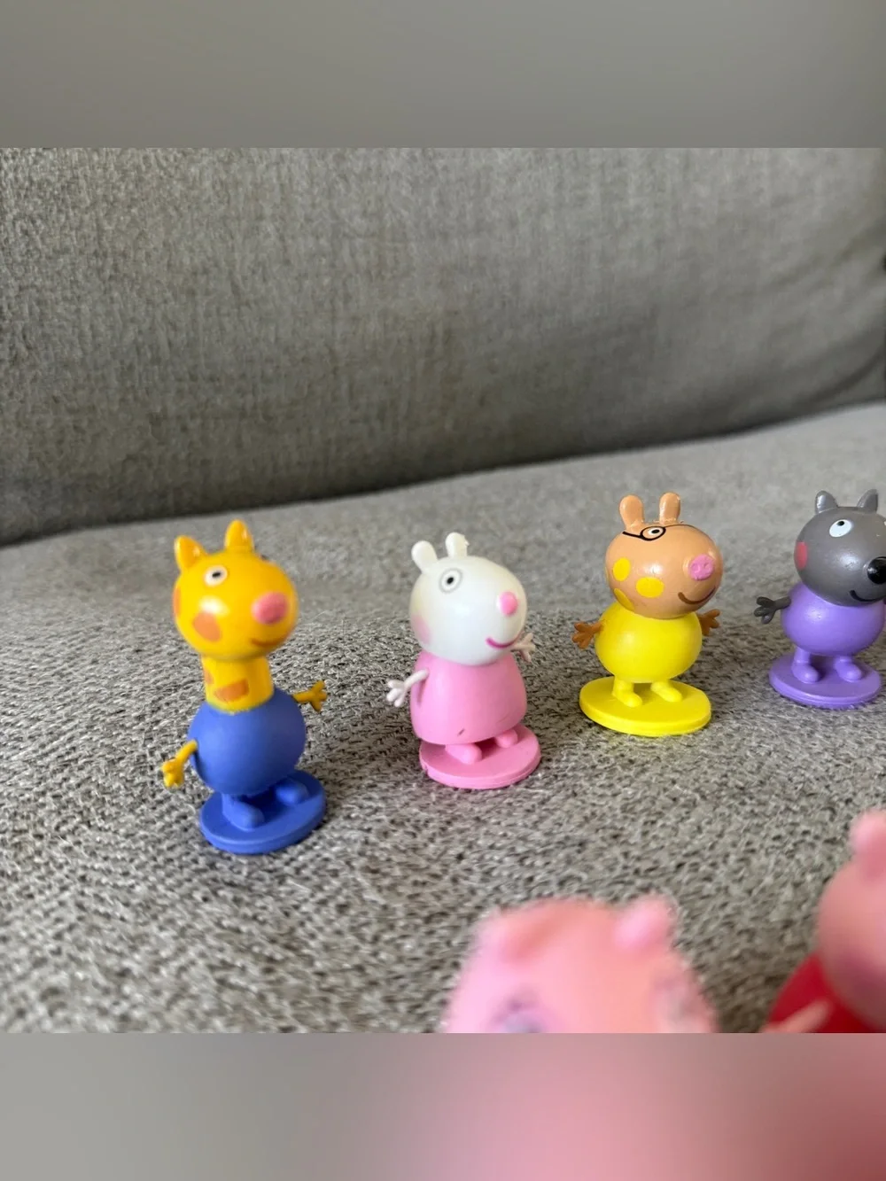 Lot of 10 Peppa Pig Family & Friends Action Figures Toys Cake Toppers